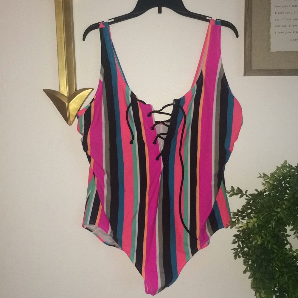No Boundaries Plus Size One Piece Bathing Suit